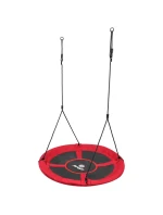 ZÁHRADNÁ HOJDAČKA BOCIANIE HNIEZDO 100CM XXL ČERVENÁ