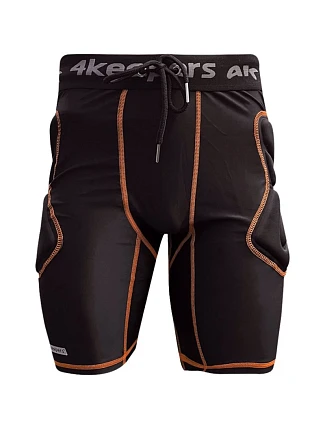 Brankárske šortky 4Keepers Elite II GK Short, čierne, veľkosť 2XL