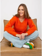 Dámsky sveter TW SW BI 9029.84 oranžový