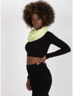 Dámsky tunelový šál AT CH BF48181 svetlo žltá