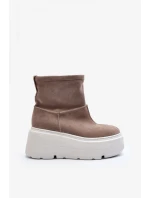 Topánky na klinovom podpätku model 191190 Step in style Topánky na klinovom podpätku model 191190 Step in style