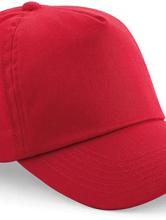 Beechfield B 10B Detská 5-panelová čiapka s šiltom „Original“ 53.010B classic red