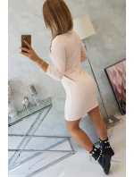 Klasické šaty púdrovo ružové