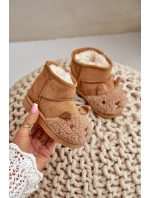 Ocieplane Dziecięce Botki Śniegowce Lamy Camel Esandira