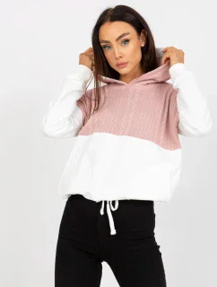 Mikina RV BL 8171.30 biele a ružové