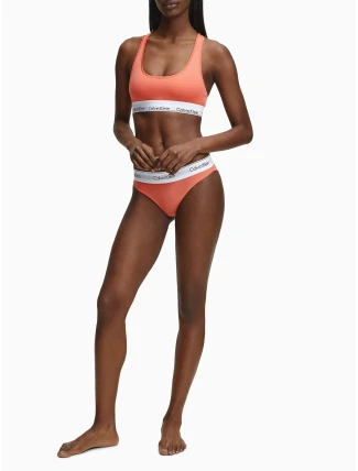 Podprsenka športová F3785E-GPT oranžová - Calvin Klein