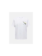 Pánske tričko PEAK PERFORMANCE M Explore Graphic Tee, biela farba Pánske tričko PEAK PERFORMANCE M Explore Graphic Tee, biela farba