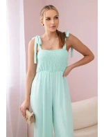 Kombinéza s volánom na vrchu mätová Kombinéza s volánom na vrchu mätová