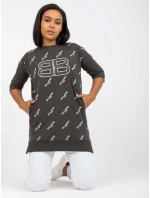 Blúzka RV BZ 7036.02P tmavá khaki Blúzka RV BZ 7036.02P tmavá khaki