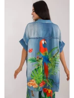 Košeľa s krátkym rukávom model 198371 Taliansko Moda