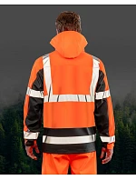 Result R 507X Bezpečnostná bunda 30.507X fluorescenčná oranžová/čierna