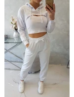 Bavlnená 3dielna súprava biela Bavlnená 3dielna súprava biela