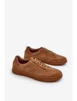 Trampki Męskie Zamszowe Big Star NN174186 Camel