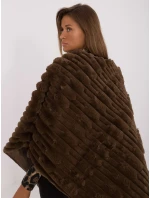 Pončo AT PN 2347.88 tmavohnedé Pončo AT PN 2347.88 tmavohnedé