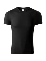 Maľované tričko unisex čierne