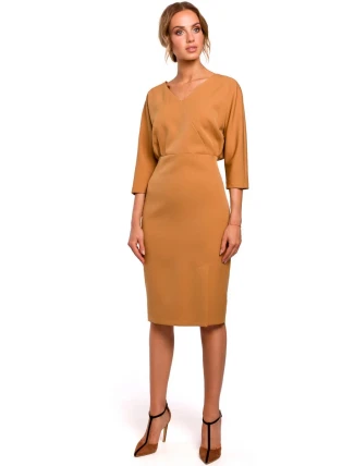 Dámske šaty M464 Cinnamon cinnamon - MOE Dámske šaty M464 Cinnamon cinnamon - MOE