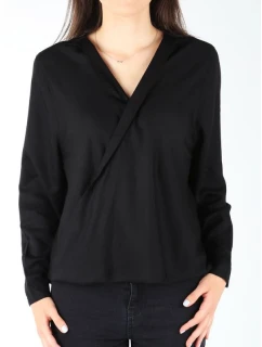 Wrangler L/S Zavinovacie tričko čierne W W5180BD01