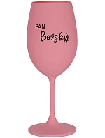 Pán Boh - ružový pohár na víno 350 ml Pán Boh - ružový pohár na víno 350 ml