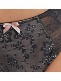 Tanga Fleur 1354 antracitová – RosaFaia