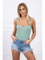 Body bez ramienok tmavo mätové