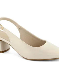 Sergio Leone W SK439B perlové elegantné plné sandále