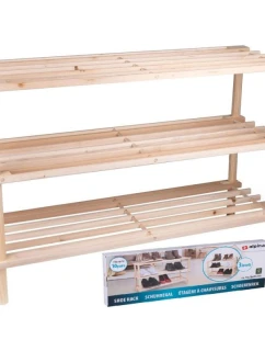 POLICE NA TOPÁNKY 3 ÚROVNE DREVENÉ ALPINA