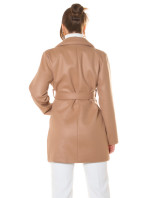 Trendy Koucla coat with belt