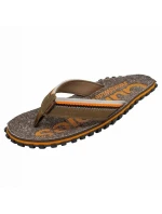Unisex žabky Cairns Orange-Brown-Black - Gumbies