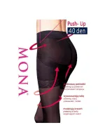 Dámske pančuchové nohavice Mona Push-Up 40 den