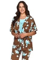 Dámsky župan 2715 brown - TARO