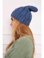 Fleecová čiapka Iwona K221 denim