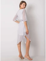 Šaty LK SK 508085.77P svetlo šedá