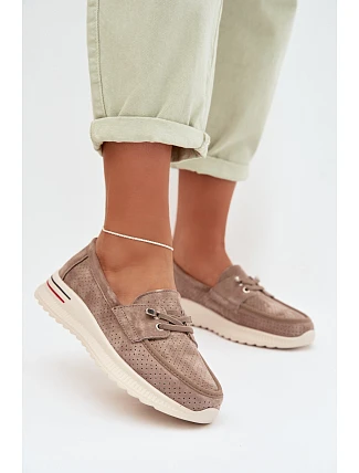 Semišové poltopánky 26PB18 beige - Jezzi Semišové poltopánky 26PB18 beige - Jezzi