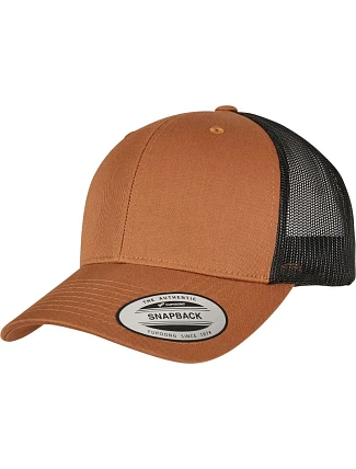 Flexfit 6606/6606T 6-panelová vintage čiapka „Trucker“ 55.6606 karamelová/čierna Flexfit 6606/6606T 6-panelová vintage čiapka „Trucker“ 55.6606 karamelová/čierna