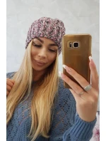 Fleecová čiapka Roksana K209 purple+graphite Fleecová čiapka Roksana K209 purple+graphite