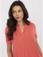Blúzka D73761M11173A koralová