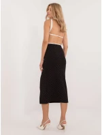 Sukňa MI SD 25999.73 čierna a strieborná