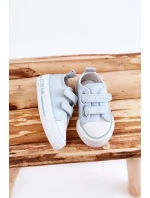 Dětské látkové tenisky se suchým zipem BIG STAR KK374078 Modrá Dětské látkové tenisky se suchým zipem BIG STAR KK374078 Modrá