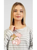 Dámske pyžamo dlhé Méďa s hviezdou