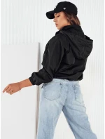 Dámska prechodná bunda s kapucňou GRAUS čierna FashionStreet TY4222