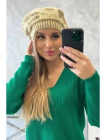 Dámska čiapka Sofia K369 beige