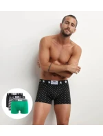 Pánske módne boxerky 3 ks DIM VIBES BOXER 3x - DIM - biele Pánske módne boxerky 3 ks DIM VIBES BOXER 3x - DIM - biele