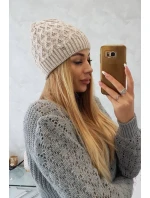 Fleecová čiapka Roma K224 light beige