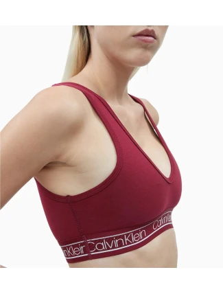 Podprsenka bez kostíc QF5233E-2XV červená - Calvin Klein