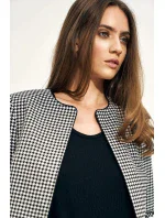 Dámska bunda Z47R 169899 pepito - čiernobiela - Nife Dámska bunda Z47R 169899 pepito - čiernobiela - Nife