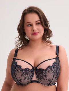 POLOMÄKKÁ MAXI PODPRSENKA AINA ART 1273 NAVY BLUE