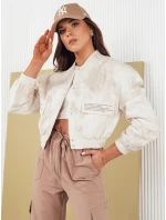 Dámska béžová bomber bunda SERRO s FashionStreet TY4298
