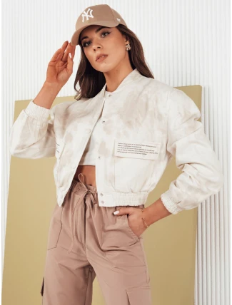 Dámska béžová bomber bunda SERRO s FashionStreet TY4298