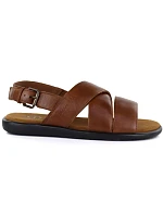 Pánske pohodlné hnedé sandále Bugatti TT153132