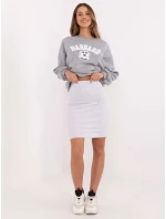 Sukňa RV SD 8961.38 svetlosivá